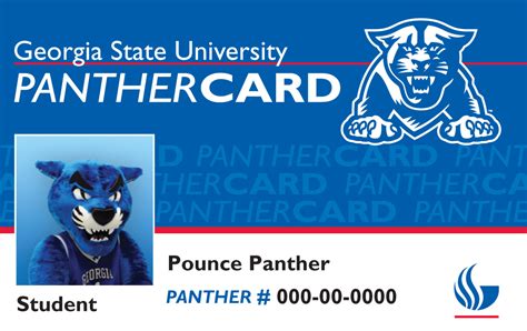 gsu panther print card.